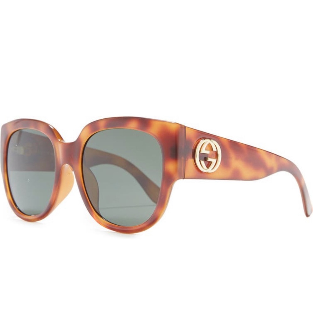 GUCCI SUNGLASSES HAVANA TORTOISE